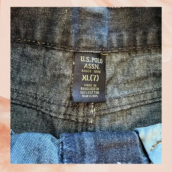 U.S. Polo Assn. Dark Wash Straight Leg Jeans - Picture 4 of 4